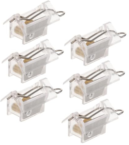 TOPBATHY 6pcs Blinds Cord Lock Mechanism for Roman Pleated and Austrian Shades Compatible with Bamboo and Venetian Blinds for Home and Office Use