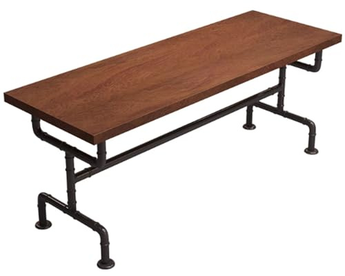 KIBONCY Industrial-Style Bistro Booth Sofas, Coffee Bar Theme Restaurant Barbecue Restaurant Dining Table and Chairs(A8)