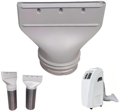 Conector Plano para Manguera de Aire Acondicionado Portátil, Adaptador de Ventana para Salida de Aire, 130/150mm Plana Conector Para Tubo Aire Acondicionado Portatil