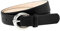 Aigner Gürtel Fashion Silber 125690, Schwarz-95 cm