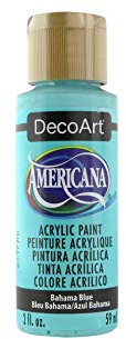 ACRÍLICO AMERICANA 59 ML COLORES AZULES - 255 BAHAMA BLUE