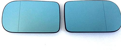 ACHTUNG! Maße 166x106 mm, vergleichen NICHT abblendbar! Pro!Carpentis Spiegelglas rechts + links kompatibel mit 5er 7er E38 E39 beheizbar blau