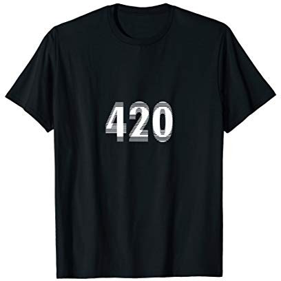 420 T-Shirt Kiffer Hanf Gras Cannabis dopes Geschenk T-Shirt