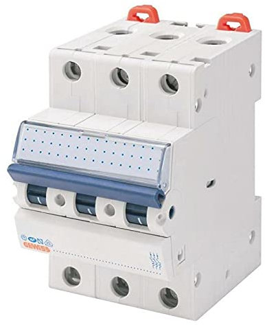 DISJONCTEUR MAGNÉTO-THERMIQUE À 3 PÔLES, COURBE C 40A 3 MODULES GW92071