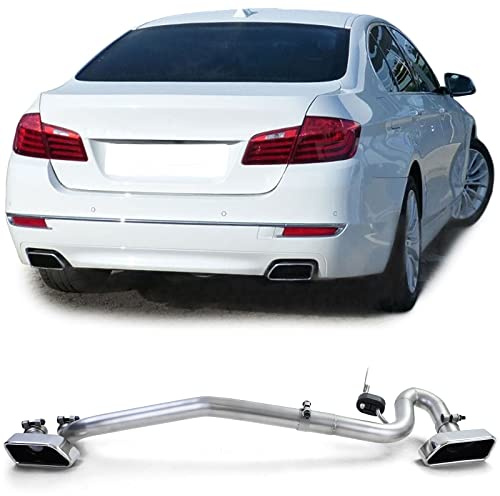 Auspuff Endrohr Duplex 550 Look Umbau passt für BMW F10 F11 520 523 525 528 530