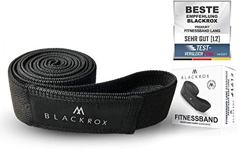 BLACKROX Fitnessband Lang BANDOROX Widerstandsband Resistance Band für Männer und Frauen Yoga Krafttraining Pilates Fitness Hüftband Beine Hüfte und Gesäß Muskelaufbau