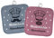 printplanet® - Topflappen mit Namen oder Text Bedrucken - Topf-Untersetzer 2er Set gestalten - Motiv: Meisterkoch und Meisterköchin