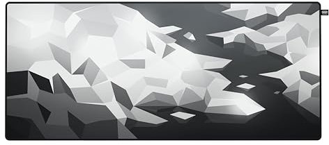 CHERRY XTRFY GP5, Tappetino per Mouse da Gioco XL (920 x 400 x 3 mm), Speed Pad per la Precisione, Bordi Cuciti, Antiscivolo, Lavabile in Lavatrice, Litus White
