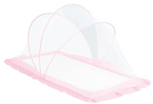 Balakaka Baby Faltbare Moskitonetz 110 * 65 * 60cm, Pop-up Kleinkind Licht Blockieren Moskitonetz Anti Mückenstiche Schutzhülle 0-7 Alter, Rosa