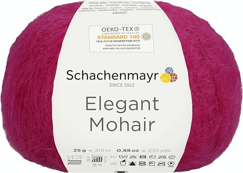 Schachenmayr Elegant Mohair, 25G cyclam Handstrickgarne