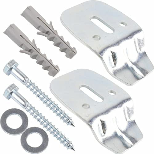 fiXte Kit de fixation d'angle pour lavabo de salle de bain et lavabo 8 pièces