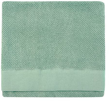 furn. Textured Bath Towel, Cotton, Smoke Green