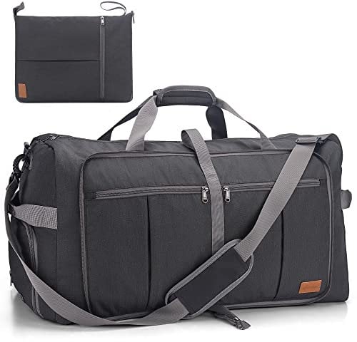 Upeelife Reisetasche, 125L Reisetasche Groß Faltbar, Leichte Sporttasche Weekender Wasserdicht Reisetaschen mit Schuhfach für Damen Herren Gym Duffle Bag