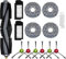 Fixbetter Zubehör für Ecovacs Deebot X1 Omni / X1 e Omni / X1 Turbo / T10 Turbo / T10 Omni Saugroboter Ersatzteile, 1 Hauptbürste, 2 HEPA-Filter, 6 Seitenbürsten, 4 Wischtücher, 1 Bürste (14 Stück)