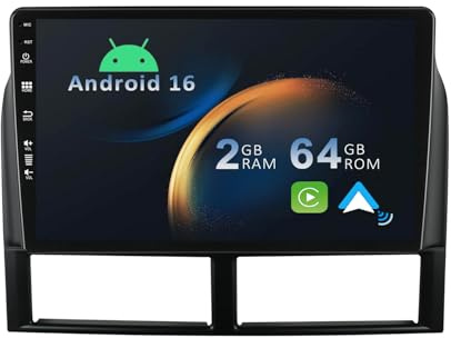 YUNTX Android 14 Autoradio für Jeep Grand Cherokee (1996-2006)-[Integriertes CarPlay/Android Auto/GPS]-9”IPS 2.5D Touch-Screen-mit Kamera-DAB/Lenkradsteuerung/MirrorLink/Bluetooth 5.0/WiFi/4G