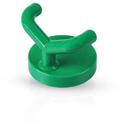 Gedotec KITA-2 Crochet mural à visser Vert Hauteur 50 mm Crochet porte-manteau en plastique avec matériel de fixation Fixation murale