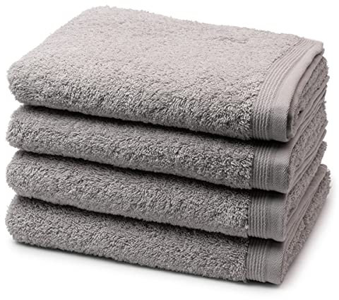 Möve - Superwuschel - 4 X Handtuch - im Set - Baumwolle (50 X 100cm Cashmere)