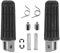 Kacepar Repose-pieds avant de moto compatibles avec Yamaha TDM 900, XJ 900 S, YZF 1000 R1, BT 1100, FJR 1300, XV 1700, Fazer 700, FZ1, FZ6, FZ6R, FJR1300