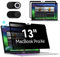 MagicSuction Blickschutzfilter Kompatibel Mit Apple MacBook Air 13 (2018-2021,M1) & MacBook Pro 13 Zoll (2016-2022,M1,M2), 13.3 Zoll Anti Spy Glare Blaulicht Mac Laptop Blickschutzfolie Sichtschutz