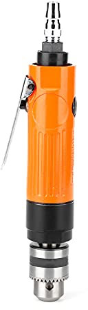 aqxreight 3/8 Zoll Gerade Pneumatische Hochgeschwindigkeits-Bohrmaschine mit Spannfutter für Metall-Kunststoff-Produkte