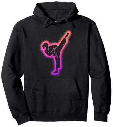 Taekwondo Kampfsport Damen Kinder Mädchen Karate Pullover Hoodie
