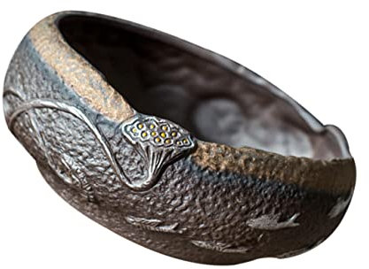 Amosfun Ciotola Per Lavare Tè Vintage Design Forma Fiore Accessorio Per Cerimonia Del Tè Per Uso e Speciali