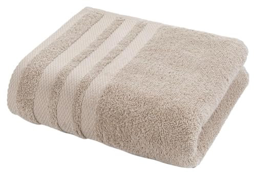 Handtuch - 50 x 100 cm - Taupe - Baumwolle