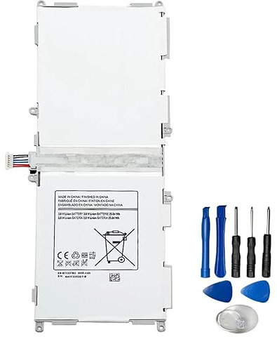 (3,8 V 6800 mAh/25,84 Wh) EB-BT530FBU EB-BT530FBE EB-BT530FBC Batterie per Samsung Galaxy Tab 4 10.1 SM-T531 (3G & WiFi) T530 T535 T536 T537 T537V T537A T532 Series