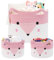 AXHOP Großer Babykorb, Spielzeug-Aufbewahrung, 3 Stück, (50,8 x 35,1 cm), gewebter Baby-Wäschekorb, Deckenkorb, Stofftier-Aufbewahrung, Baby-Geschenkkorb, leer, Spielzeugkorb für Kinder, Hund, Katze.
