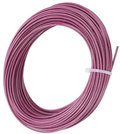 Purple Coated Steel Cable Great Trellis Wisteria Grapevine Turnbuckle Wire Tensioner Kit for Garden Plant Fence