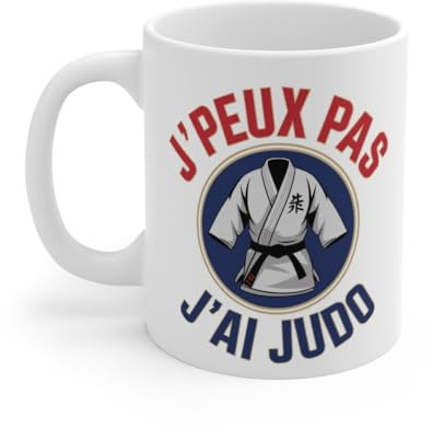 Mug Judo – J'Peux Pas J'ai Judo – Tasse Cadeau pour les Passionnés d'Arts Martiaux Taille 11oz