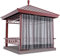 KFDDO Rideaux D'extérieur Épissage Transparent D'isolation Thermique Imperméable de PVC Bâche, Rideau de Séparation de Carport Patio Pavillon(4x5m)