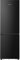 Hisense KitchenFit Eclipse Series 60/40 Total No Frost Fridge Freezer - Black/Stainless Steel - C Rated