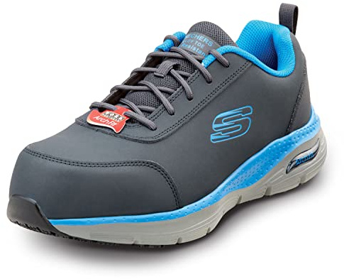 Skechers Men's Arch Fit Oxford, Navy Blue, 7 UK