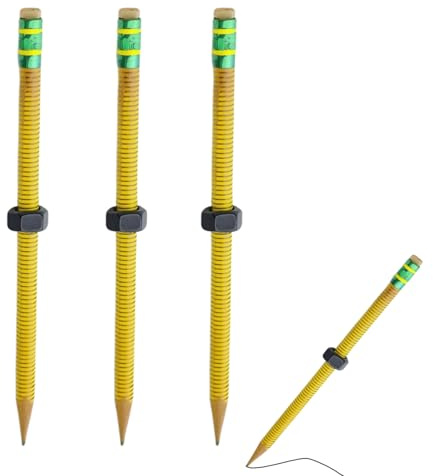 3 Stück Fidget Pen Kinder, Zappelstift Mit Gewinde Und Mutter Zur Beruhigung Von Autistischen Kindern, Leises Entspannungs Tool, Fördert Konzentration, Sensorische Stifte Für Kinder & Erwachsene