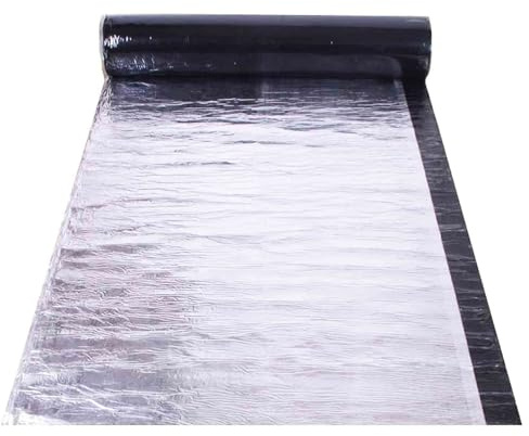 Roof Felt Aluminium Foil Flashing Repair Tape for Sheds, Asphalt Roofing Felt Adhesive Tape Roll, Shed Roof Covering Waterproof, Asphalt Roof Shingles Insulation(31x197inch)
