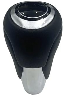 Pomo De Cambio De Aleación Pomo de palanca cambios cuero para Mazda 3, 5, 8, MX-5, CX-5, CX-7 y CX-9