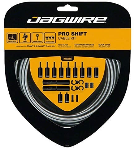 Jagwire PCK501 Kit câbles et Gaines Mixte Adulte, Ice Gray