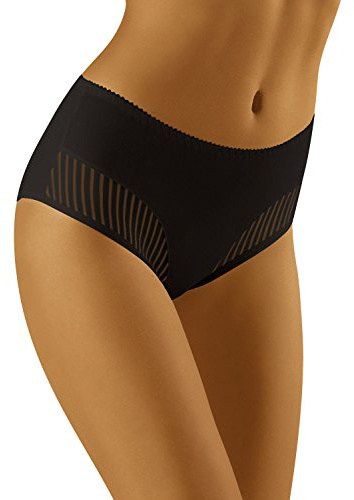 Wolbar Damen Slips Panties Höschen Hohe Taille Slips Hoher Taillenslip Bauchkontrolle Glatte Beschichtete Für Den Alltag Unterhosen Maxi-Slip WB129