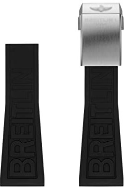 gummiarmband 22mm 24mm für breitling uhrenarmbänder für Avenger navitimer World Gummi wasserdichtes weiches uhrenarmband mit Schnalle Origin China
