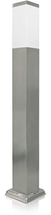 LED Universum Wegeleuchte, Edelstahl, 80x12,5cm, IP44, E27-Fassung (Leuchtmittel nicht enthalten), zur Beleuchtung von Garten, Einfahrt und Terrassen