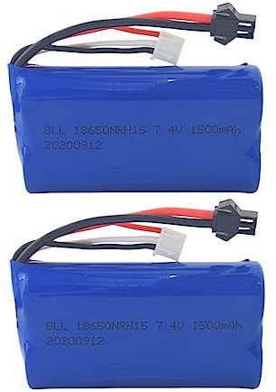 ZYGY 2pcs 7.4V 1500mah Lipo Batería de Alta Velocidad para H105 H103 H101 T2 de Barco de Control Remoto Repuesto batería