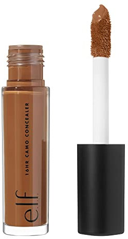 e.l.f. 16HR Camo Concealer, volle Deckkraft & hochpigmentiert, Deep Caramel, 0,203 Fl Oz (6mL)