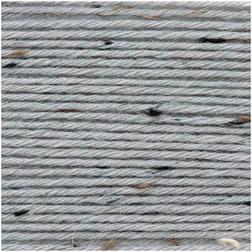 Rico Design 150g 'Superba Tweed' - Farbe: Mauve - 6-fädiges Sockenwolle in Tweed-Optik