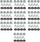 40 x Montageschrauben Rackschrauben M6 x 16 Käfigmutter Montageschrauben Käfigmutternset M6 Montagesatz 10 & 19 Schränke Netzwerk Schrauben Rack Käfigmuttern (10 VPE)