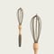 ARCA - Frusta Nera da Cucina 24 Cm