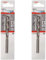Bosch 2608585929 Din338 HSS-G Metal Drill Bit, 7.0mm x 69mm x 109mm, Silver (Pack of 2)