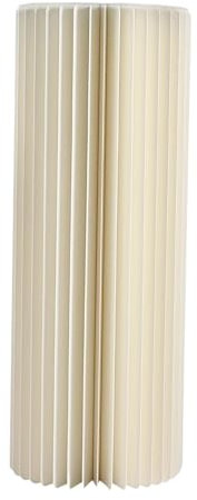 Harilla Zylinder-Sockelständer, Hochzeitssäule, Pappsäule, weiß, rund, zylindrisch, Ausstellungsständer für Dekorationen, Pappvasen, Höhe 40cm