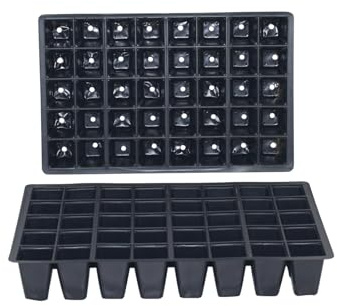 Oakland Gardens 40 Cells Seed Tray Cell Inserts For Full Size Gravel Trays Propagator Plug Bedding Packs| Economical Thin Layer Inserts | Pack of 5
