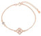 OCJ Four Leaf Clover Bracelet White 925 Sterling Silver Jewellery Gifts for Women, Mother of Pearl, White Gold Plated, 7+1+1 inches